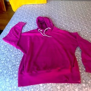 Hot pink Puma hoodie